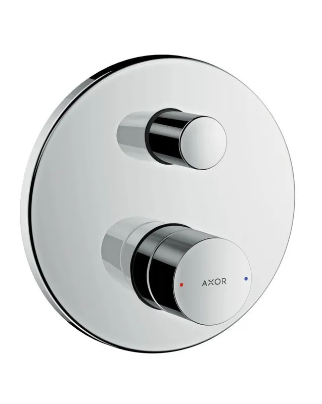 UNO Set de finition pour mitigeur bain/douche encastré poignée zéro, chromé (45407000)