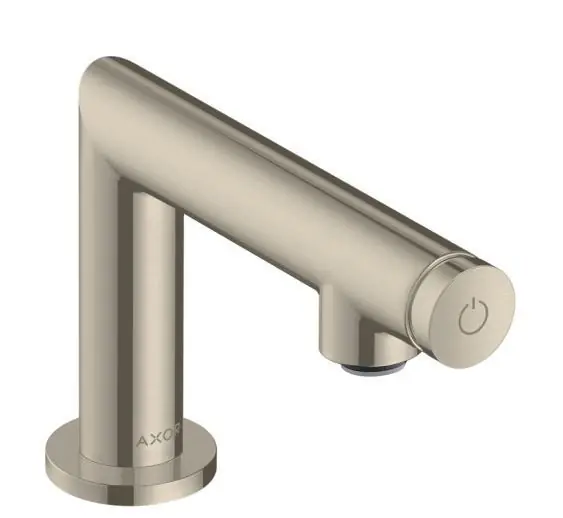 UNO Robinet de lave-mains Select eau froide sans tirette ni vidage, nickel brossé (45130820)