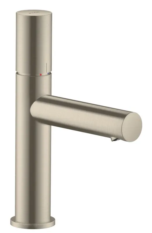 AXOR UNO Mitigeur lavabo 110, poignée zéro, bonde à écoulement libre, nickel brossé (45002820)
