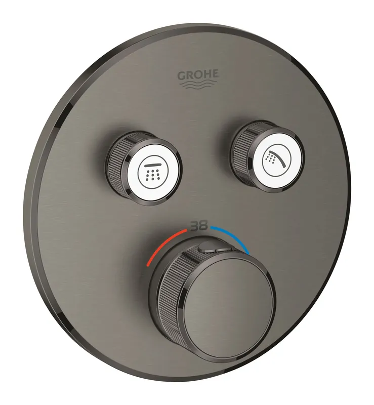 Grohtherm SmartControl Façade avec Mitigeur Thermostatique pour installation encastrée, 2 sorties (29119AL0)