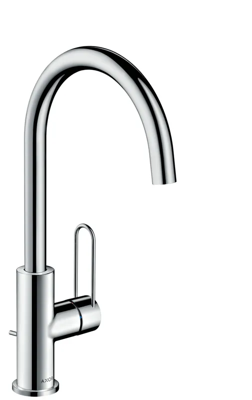 Mitigeur lavabo 240, poignée étrier avec tirette et vidage (38036000)