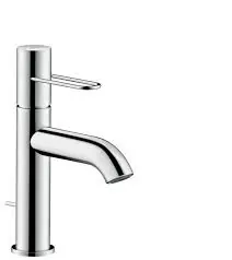 Mitigeur lavabo 100, poignée étrier avec tirette et vidage (38023000)