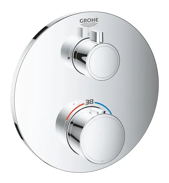 Mitigeur thermostatique de douche, chromé (24075000)