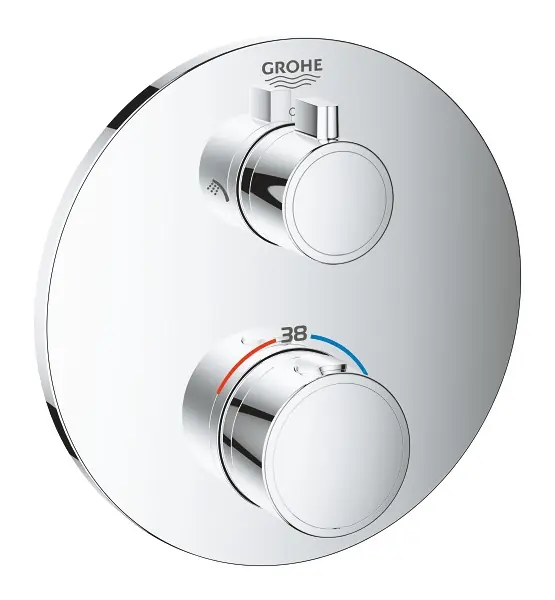 Mitigeur Bain Douche encastré, Chrome (24076000)