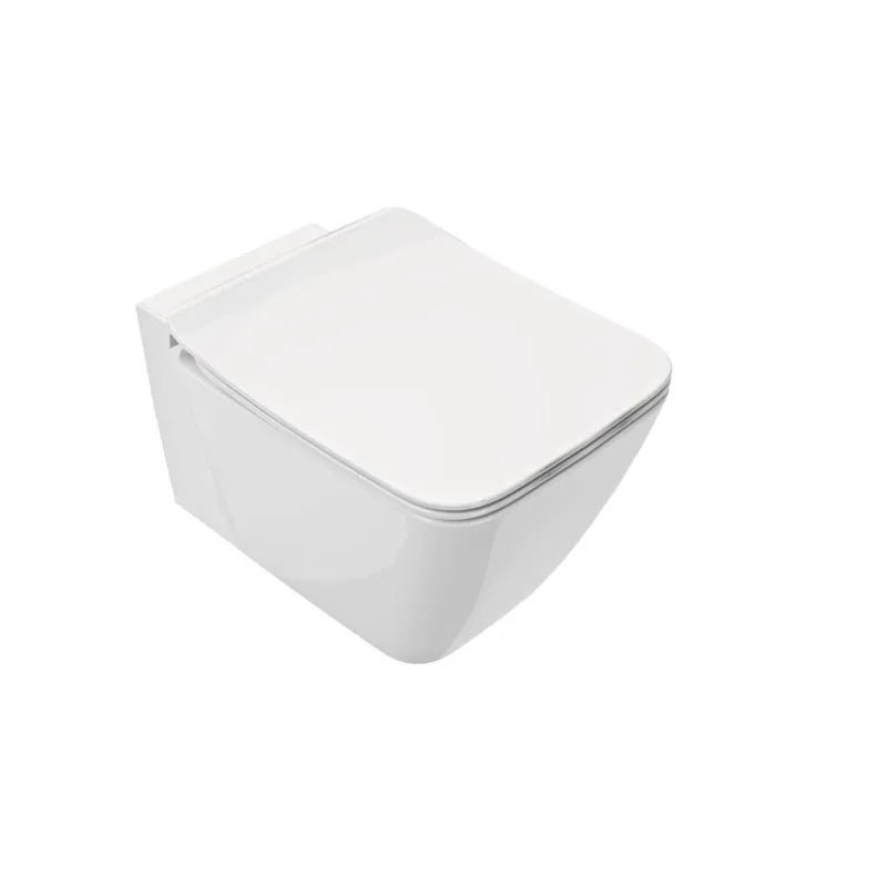 STRADA II - Cuvette AQUABLADE et abattant ultra-fin avec frein de chute (T359601)