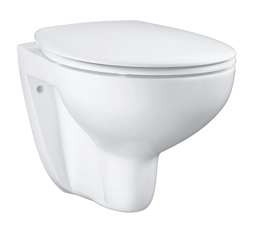 Bau Ceramic WC suspendu sans bride, blanc alpin (39351000/BP)