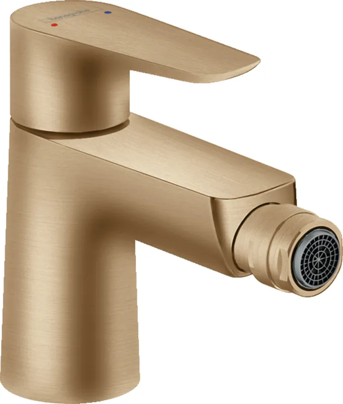 Talis E Mitigeur bidet bronze brossé, avec tirette et vidage (71720140)