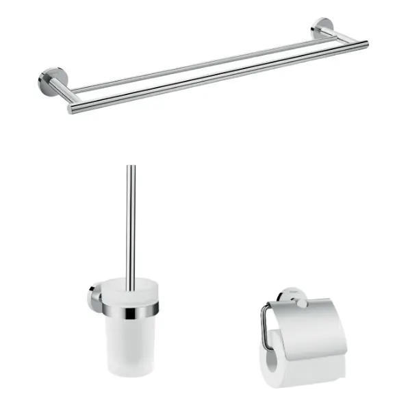 Logis Universal Accessoires de bain 3 en 1, Chrome (41727000)