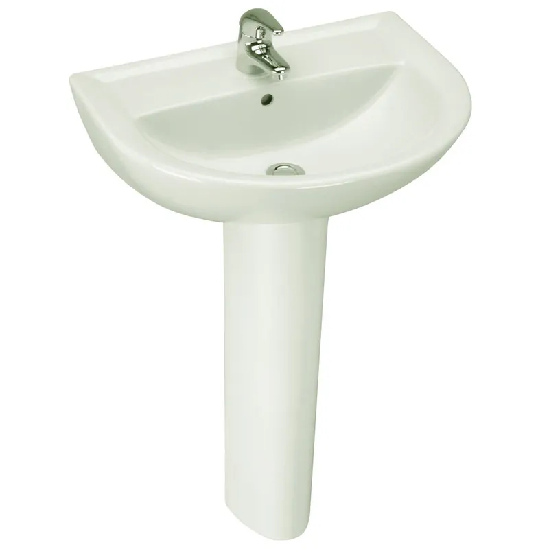 Lavabo Ulysse 60 x 47 cm, blanc brillant (P125601)