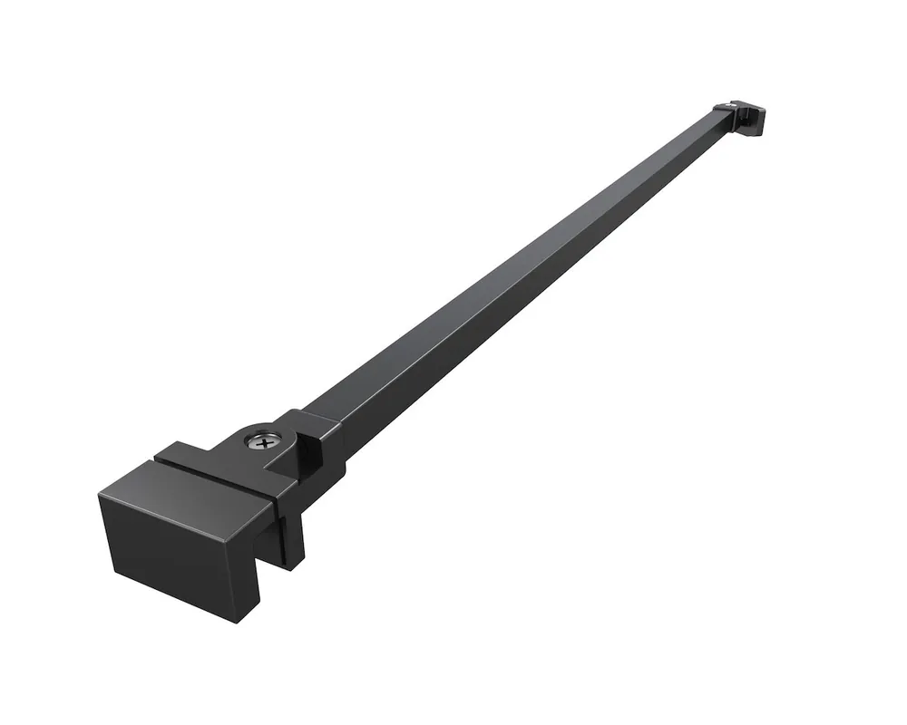 Walk-in Bras de montage pour paroi de douche 120 cm , Noir (ZAV3C)