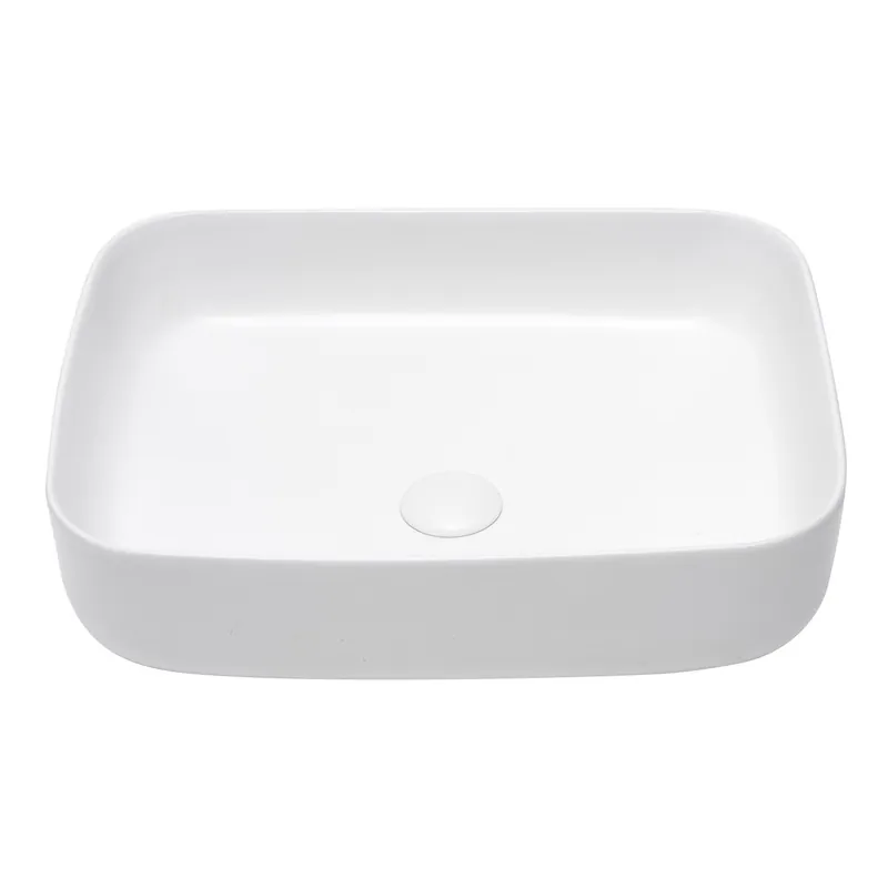 Vasque à poser Infinitio 50 x 39 x 13 cm, sans trop-plein, blanc mat (SATINF5039M)
