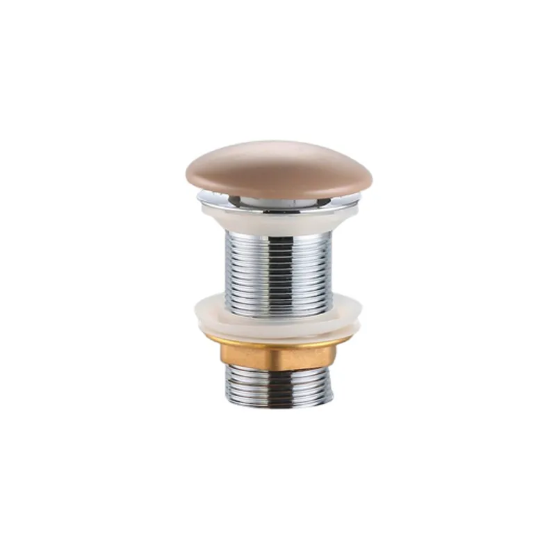 Bonde à écoulement libre Infinitio 5/4" sans trop-plein pour lavabos et vasques, moka mat (PZATKALBRM)
