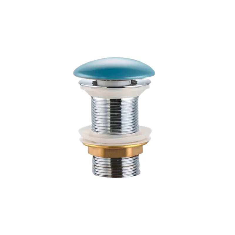 Bonde à écoulement libre Infinitio 5/4" sans trop-plein pour lavabos et vasques, bleu mat (PZATKALBLM)