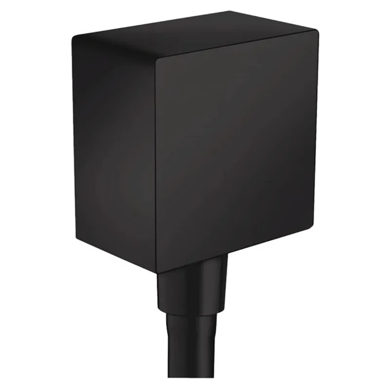 Coude de raccordement Fixfit Square, noir mat (26455670)