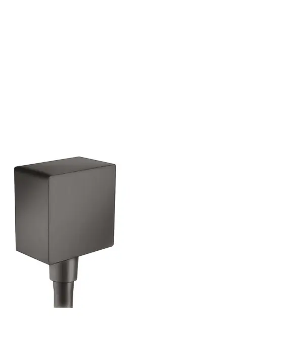 Coude de raccordement Square, noir chromé brossé (26455340)