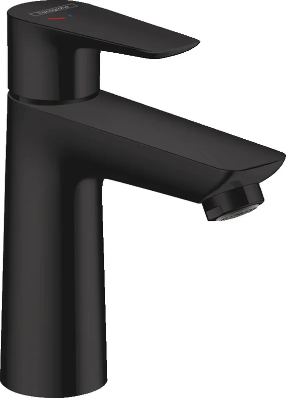 Talis E mitigeur de lavabo 110 CH3 CoolStart avec tirette et vidage, noir mat (71713670)