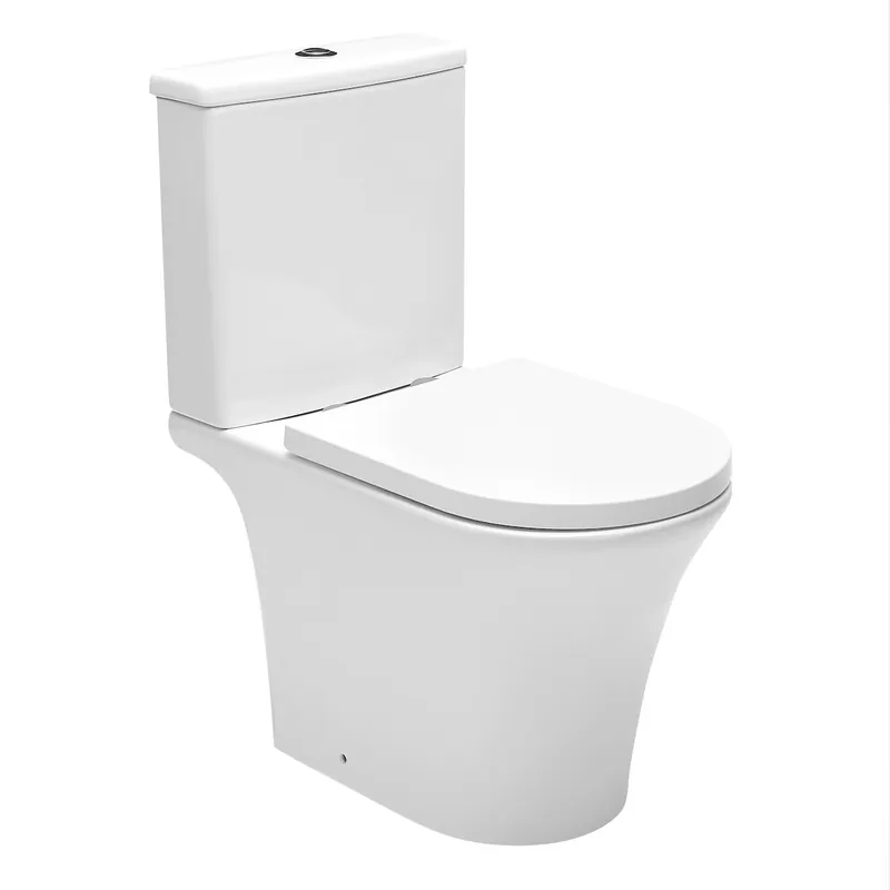 Combi WC à poser sans bride, avec abattant softclose - remplissage par le bas