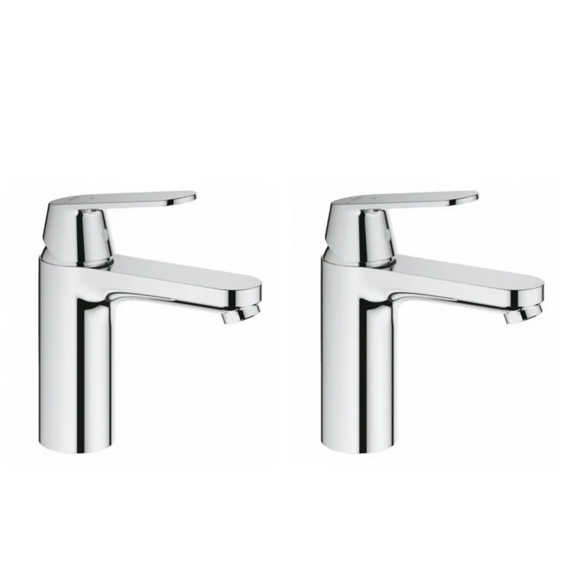 Eurosmart Cosmopolitan - Lot de 2 mitigeurs de lavabo CE, chrome (2339800E-DUO)