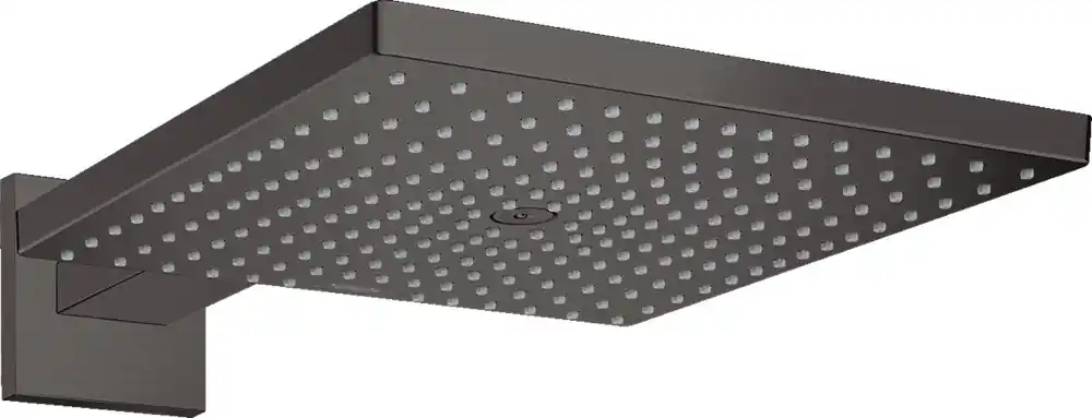 Raindance E, Douche de tête 300 1 jet avec bras de douche, noir chromé brossé (26238340)