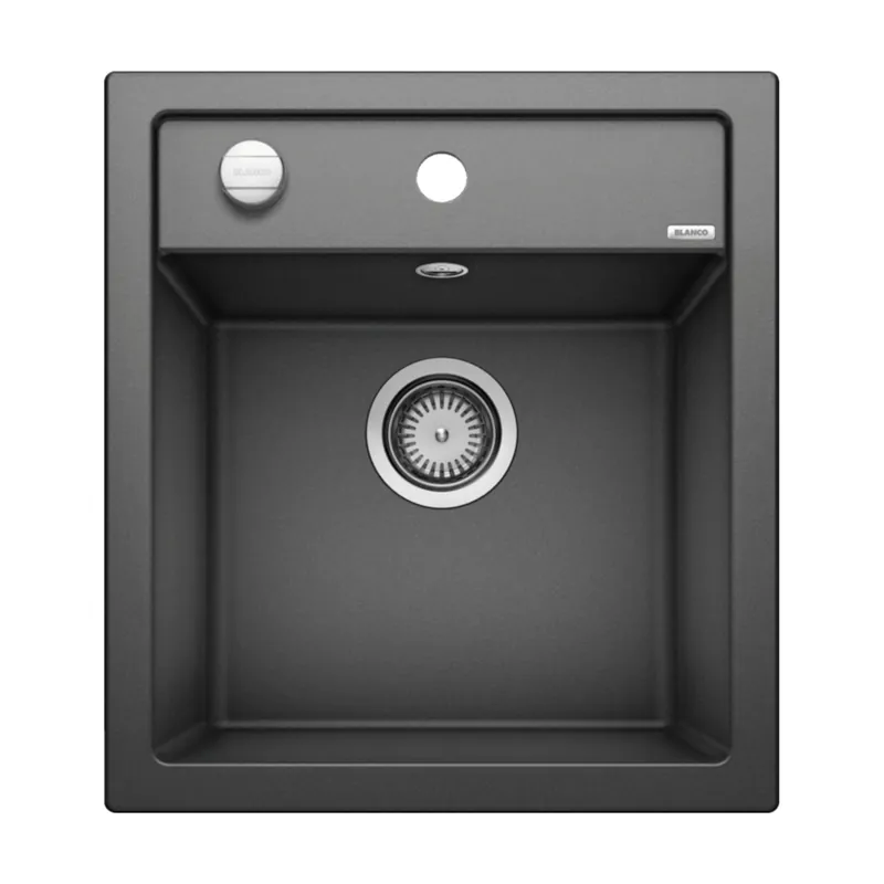 Evier DALAGO 45 PuraDur en Silgranit avec vidage automatique 46.5x51cm, Anthracite (517156)