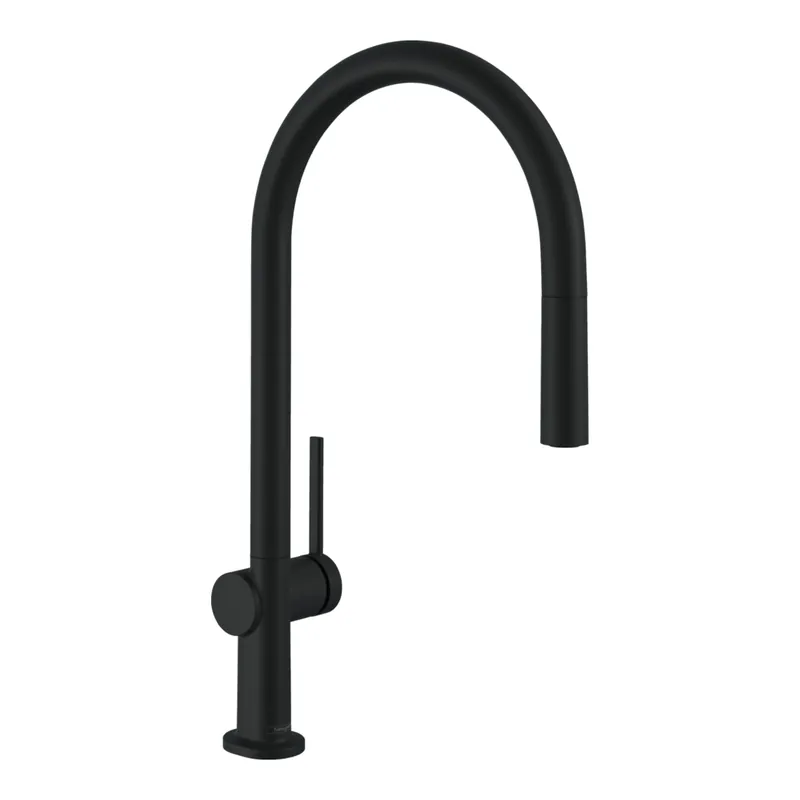 Talis M54 Mitigeur de cuisine 210, avec douchette extractible 1 jet, Noir mat (72802670)