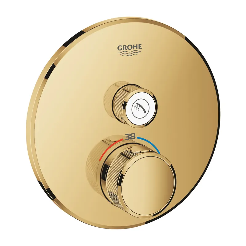 Grohtherm Smartcontrol, Thermostatique pour installation encastrée 1 sortie, Cool Sunrise (29118GL0)