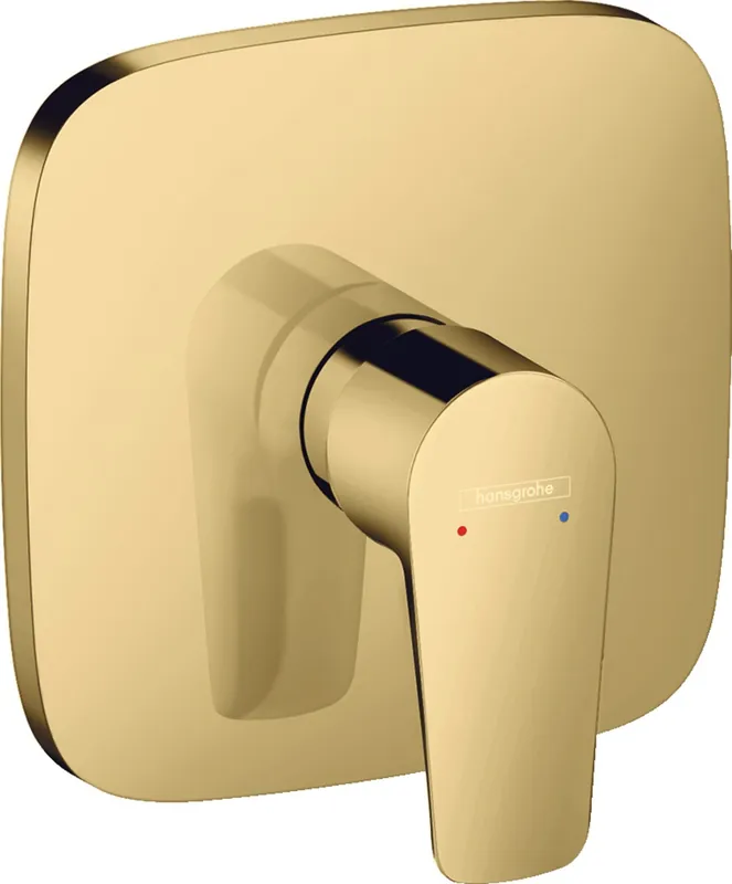Talis E Set de finition pour mitigeur douche encastré, Aspect Doré poli (71765990)