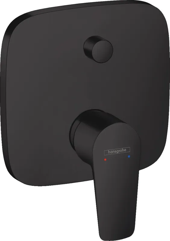 Talis E Set de finition pour mitigeur bain/douche encastré, Noir mat (71745670)
