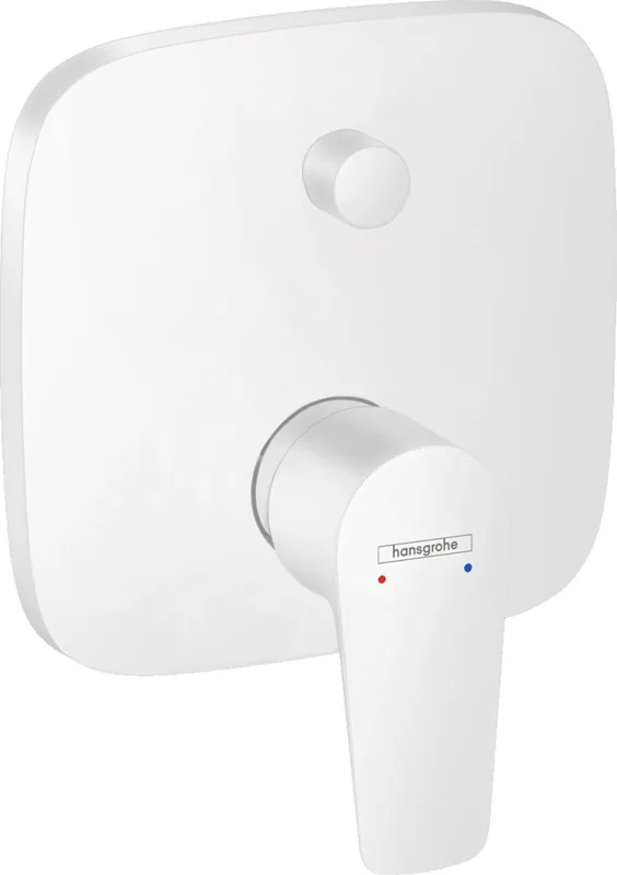 Talis E Set de finition pour mitigeur bain/douche encastré, Blanc mat (71745700)