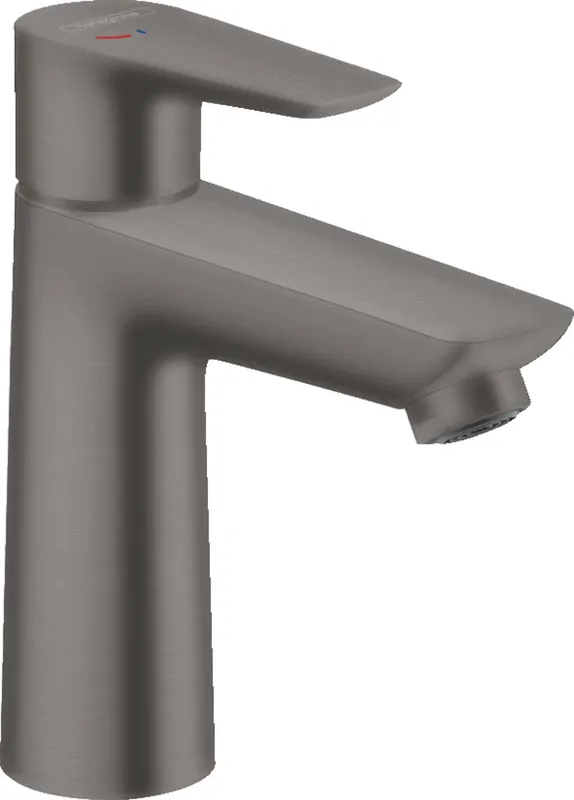 Talis E Mitigeur de lavabo 110 CoolStart sans tirette ni vidage, Noir Chromé brossé (71714340)