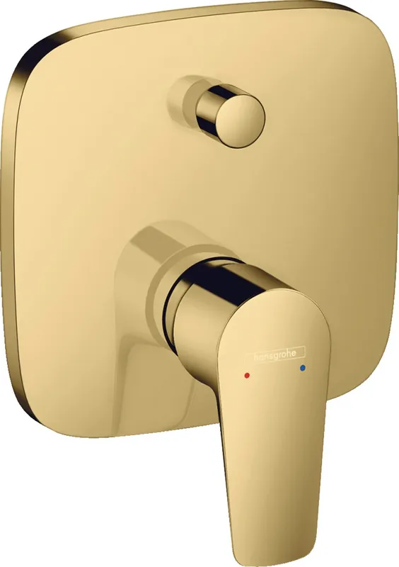 Talis E Set de finition pour mitigeur bain/douche encastré, Aspect Doré poli (71745990)