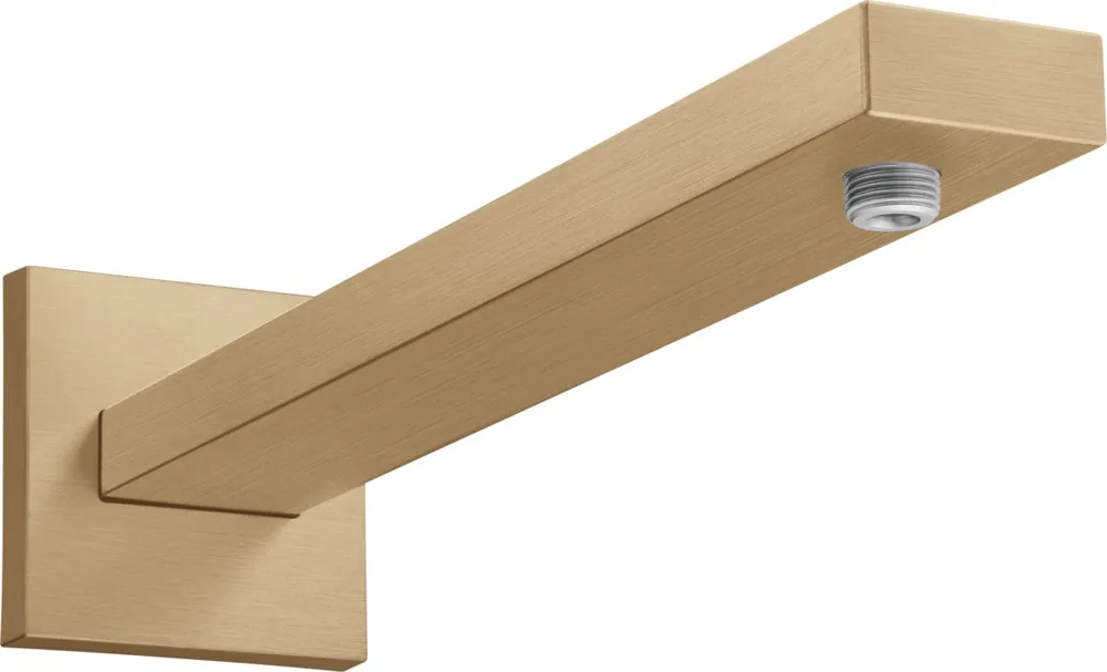 Bras de douche Square M 1/2" 389mm, Bronze brossé (27694140)