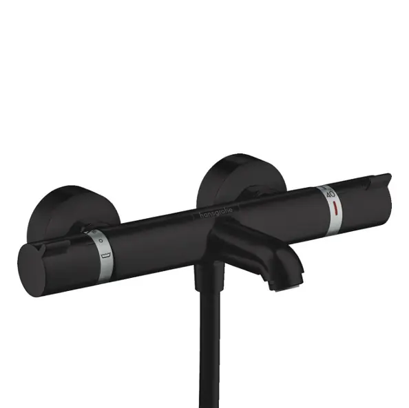 Ecostat Comfort Mitigeur thermostatique bain/douche, Noir mat (13114670)