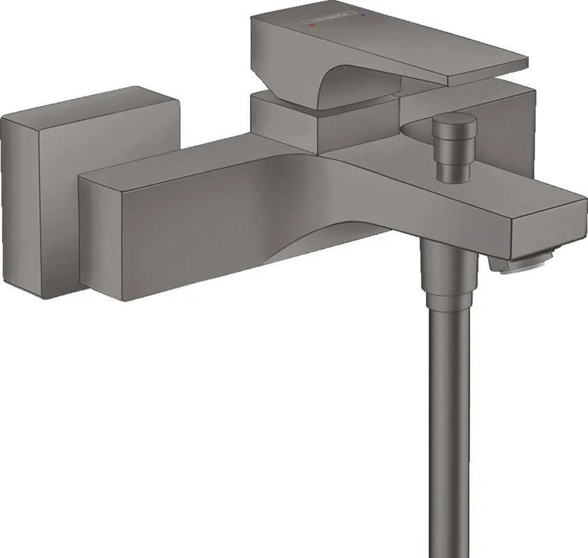 Metropol Mitigeur bain/douche, Noir Chromé brossé (32540340)