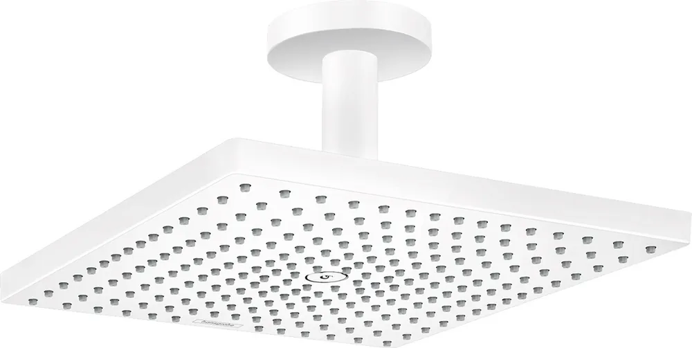 Raindance E Douche de tête 300 1 jet avec raccord plafond, Blanc mat (26250700)