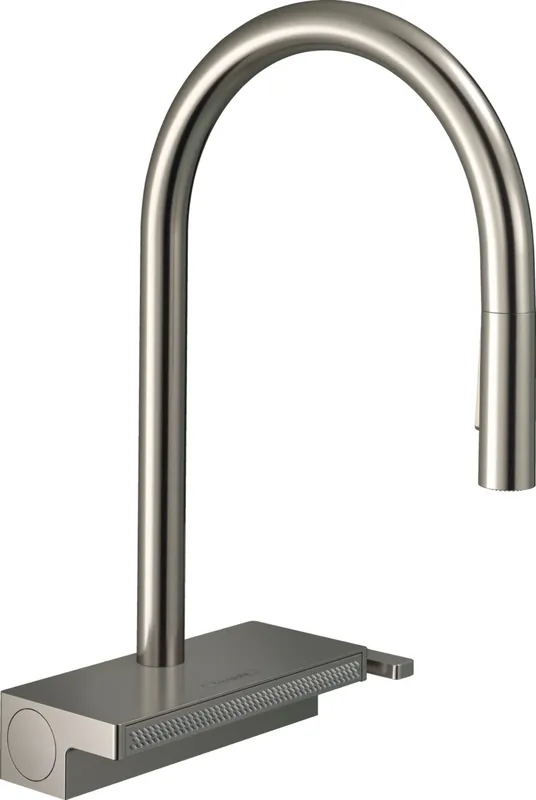 Aquno Select M81 Mitigeur de cuisine 170, avec douchette extractible 3 jets, sBox, Aspect acier inox (73831800)