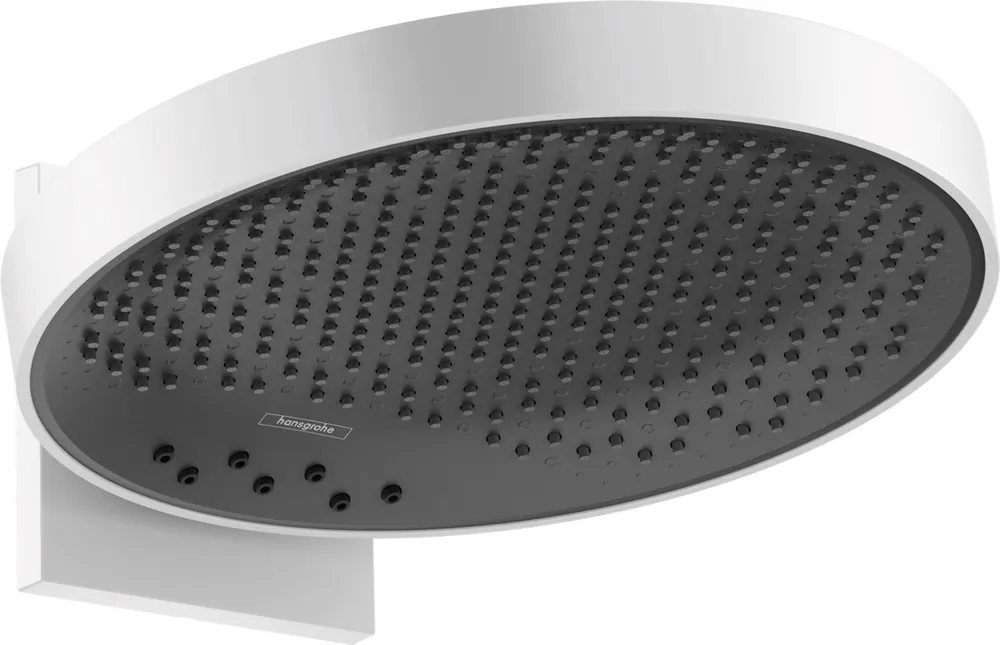Rainfinity Douche de tête 360 3 jets avec raccord mural, Blanc mat (26234700)
