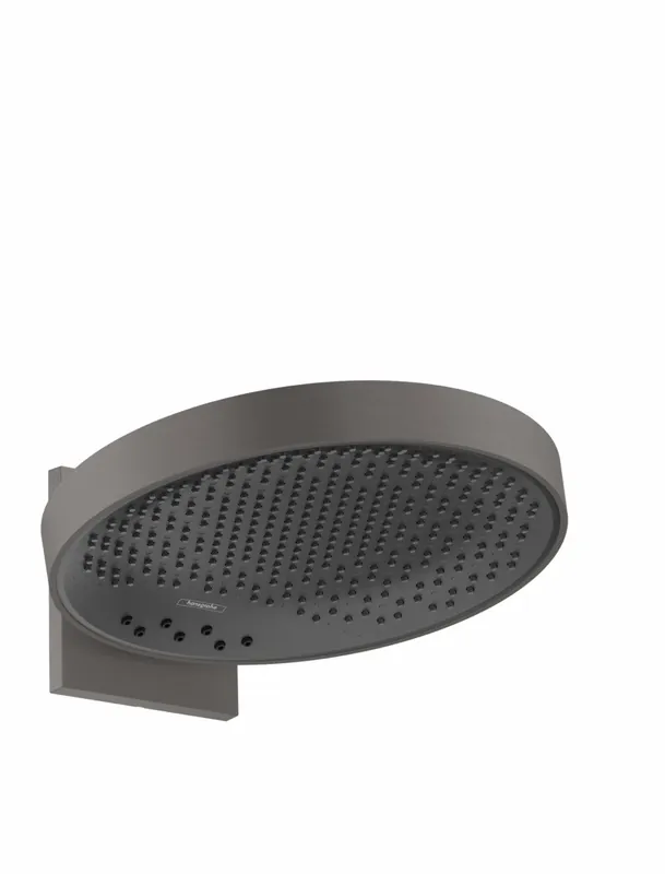 Rainfinity Douche de tête 360 3 jets avec raccord mural, Noir Chromé brossé (26234340)