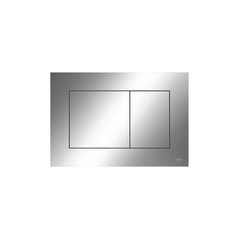 TECEnow Plaque de commande double touche, Chromé Brillant (9.240.401)