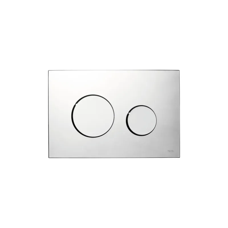 TECEloop Plaque de commande double touche, Chromé Brillant (9.240.626)