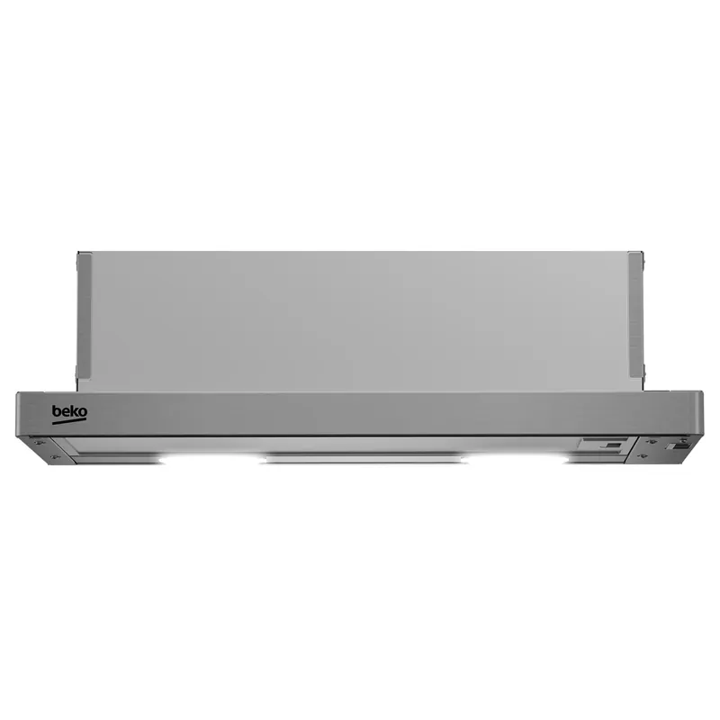 Hotte de cuisine télescopique en inox, avec 3 vitesses, filtres compatibles lave-vaisselle (CTB6407X)