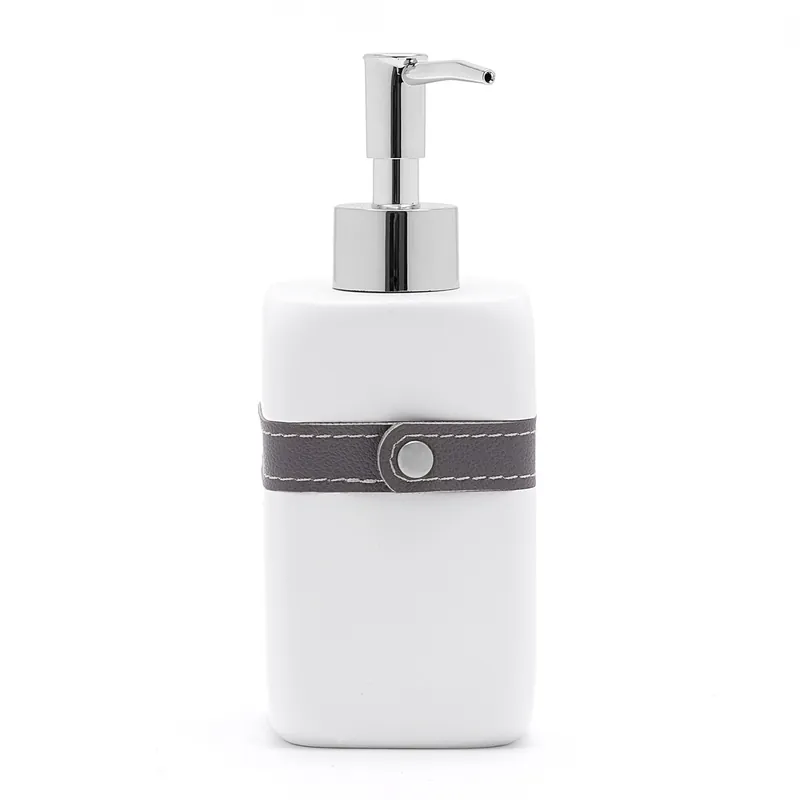 Bela Distributeur de savon en polyrésine, Blanc (BELA99)