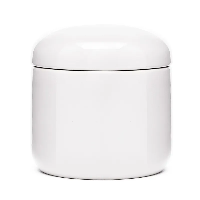 Daira Boîte en céramique avec couvercle, Blanc (DAI55BI)