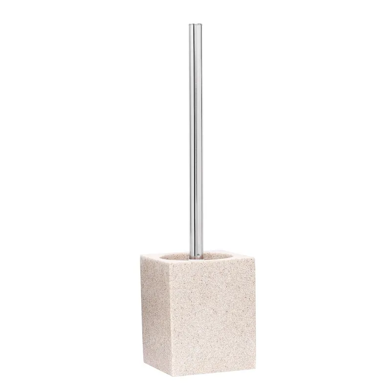 Supera Brosse de toilette en polyrésine, Sable (SUP37)