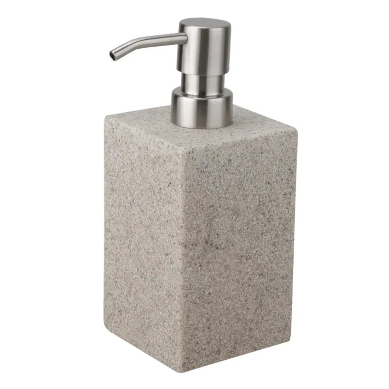 Supera Distributeur de savon en polyrésine, Sable (SUP99)