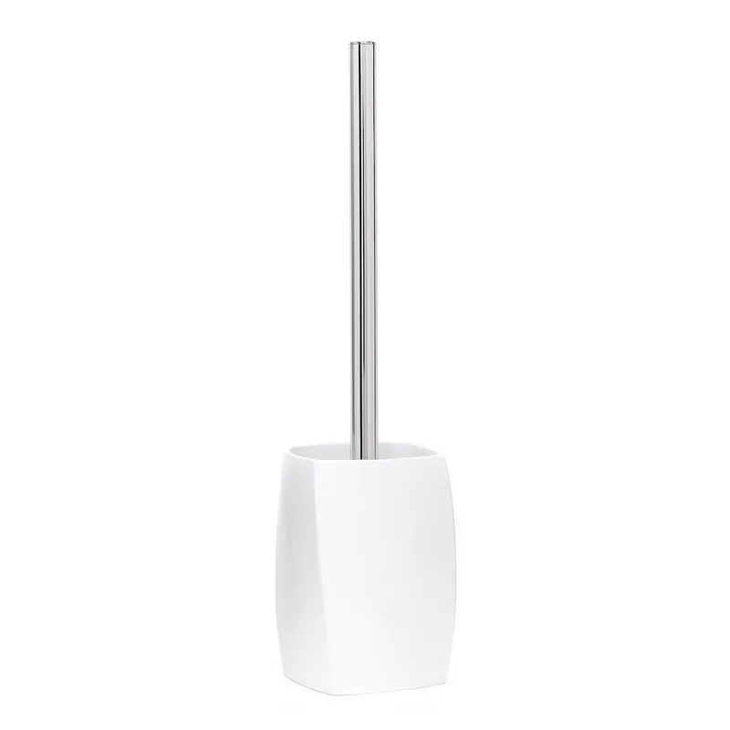 Suza Brosse de toilette en polyrésine, Blanc (SUZ37)