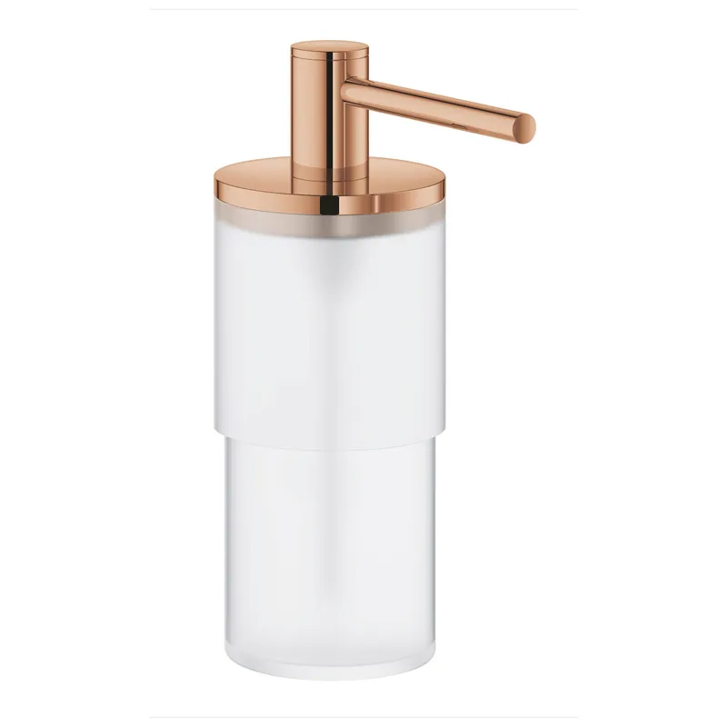 Atrio Distributeur de savon en verre et métal, Warm Sunset (40306DA3)