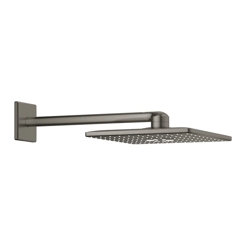 Rainshower Smartactive 310 Cube Set douche de tête 2 jets et bras 430mm, Hard Graphite brossé (26479AL0)