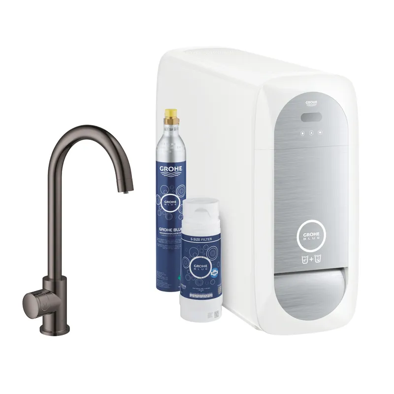 Blue Home Kit de démarrage avec Mitigeur, Hard Graphite (31498A01)