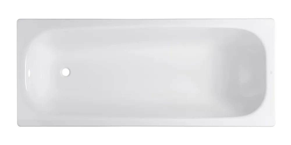 By Kaldewei Vivien 150 x 70 cm Baignoire gain de place 82 L en acier émaillé, sans pieds, blanc (SATVIVI150)